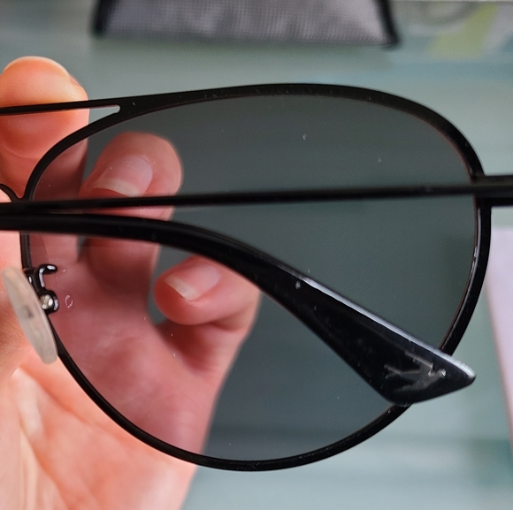 AVIATOR BLACK SUNGLASSES - Picture 9 of 9